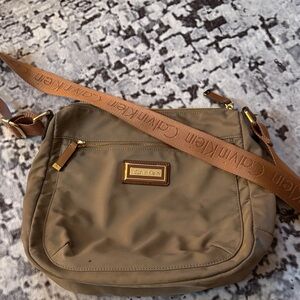Calvin Klein Tan Crossbody Bag